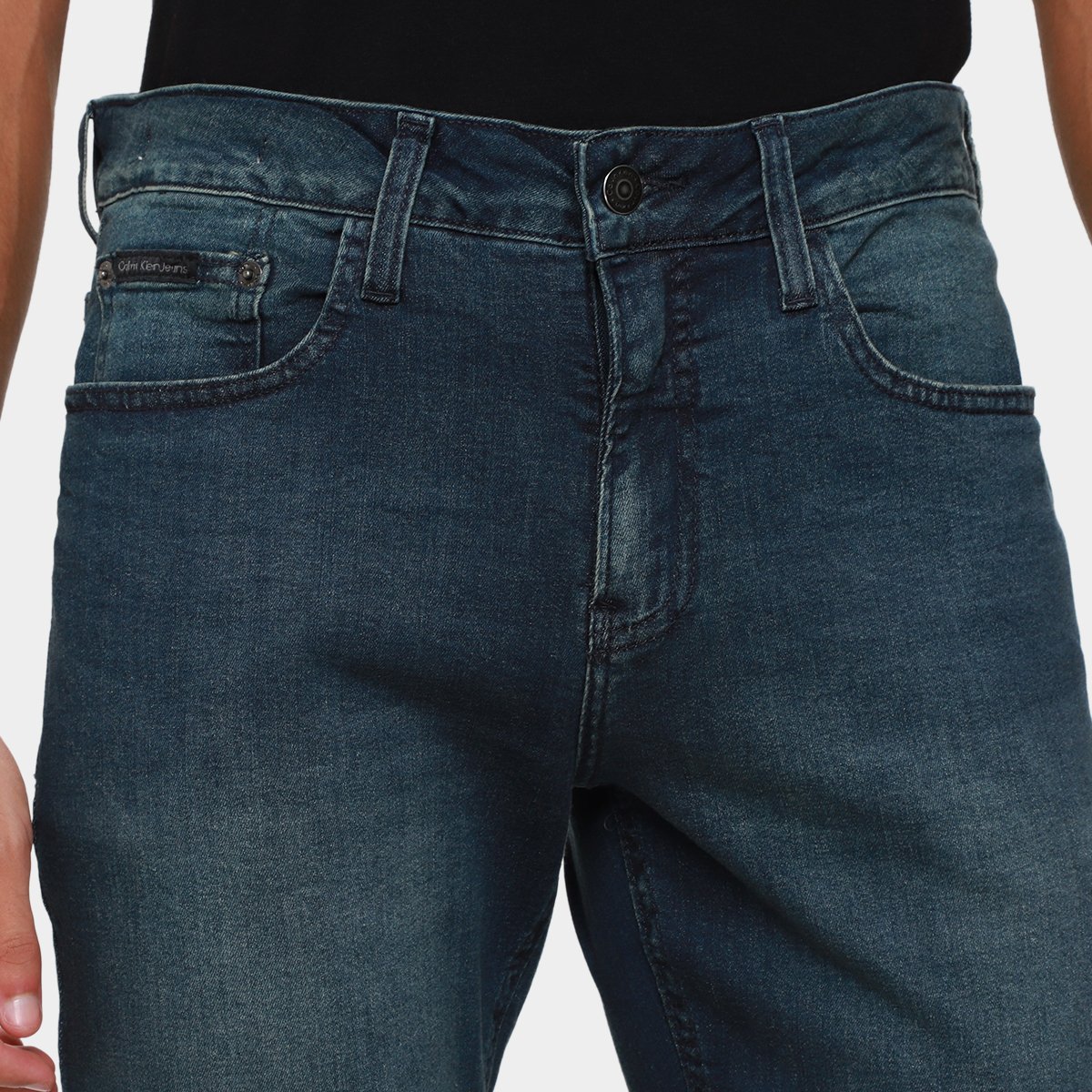 Calça Jeans Calvin Klein Skinny 5 Pockets Masculino - Tam: 38 - 2