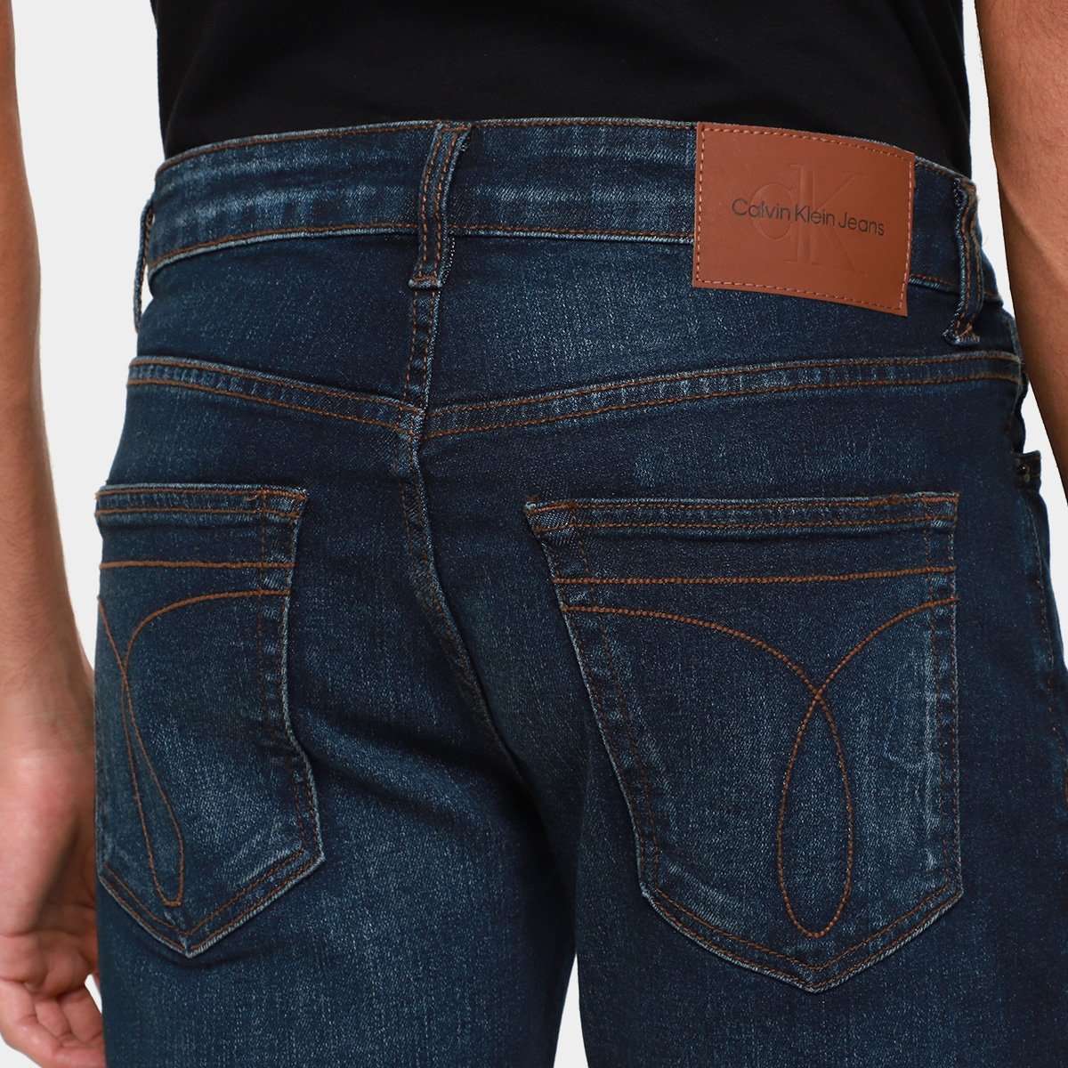 Calça Jeans Calvin Klein Slim 5 Pockets II Masculino - Tam: 42 - 3