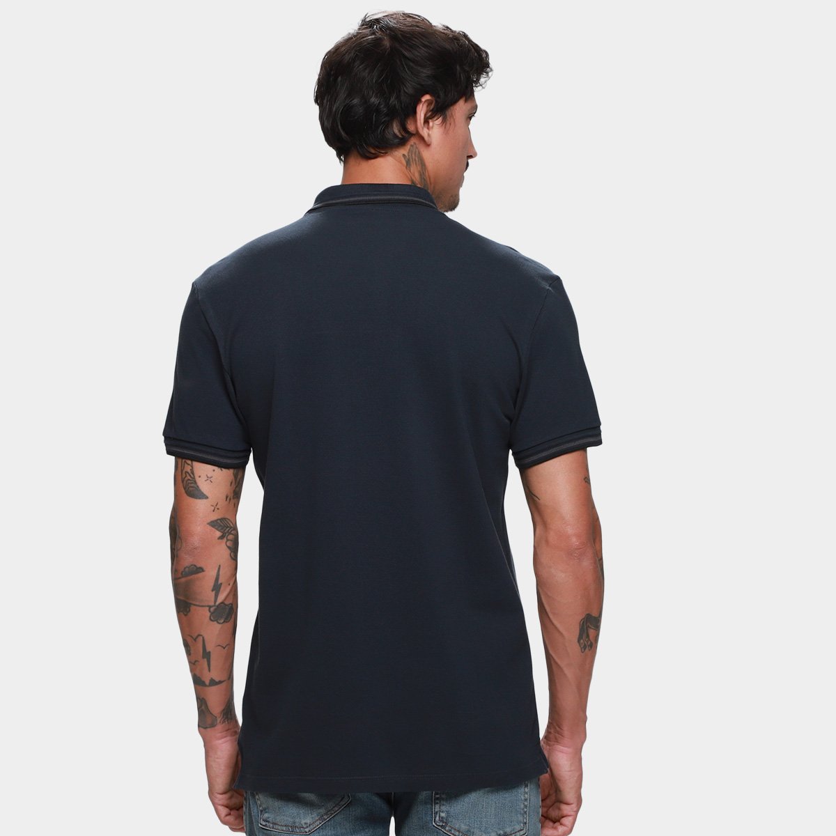 Camisa Polo Calvin Klein Casual Masculina - Tam: P - 1