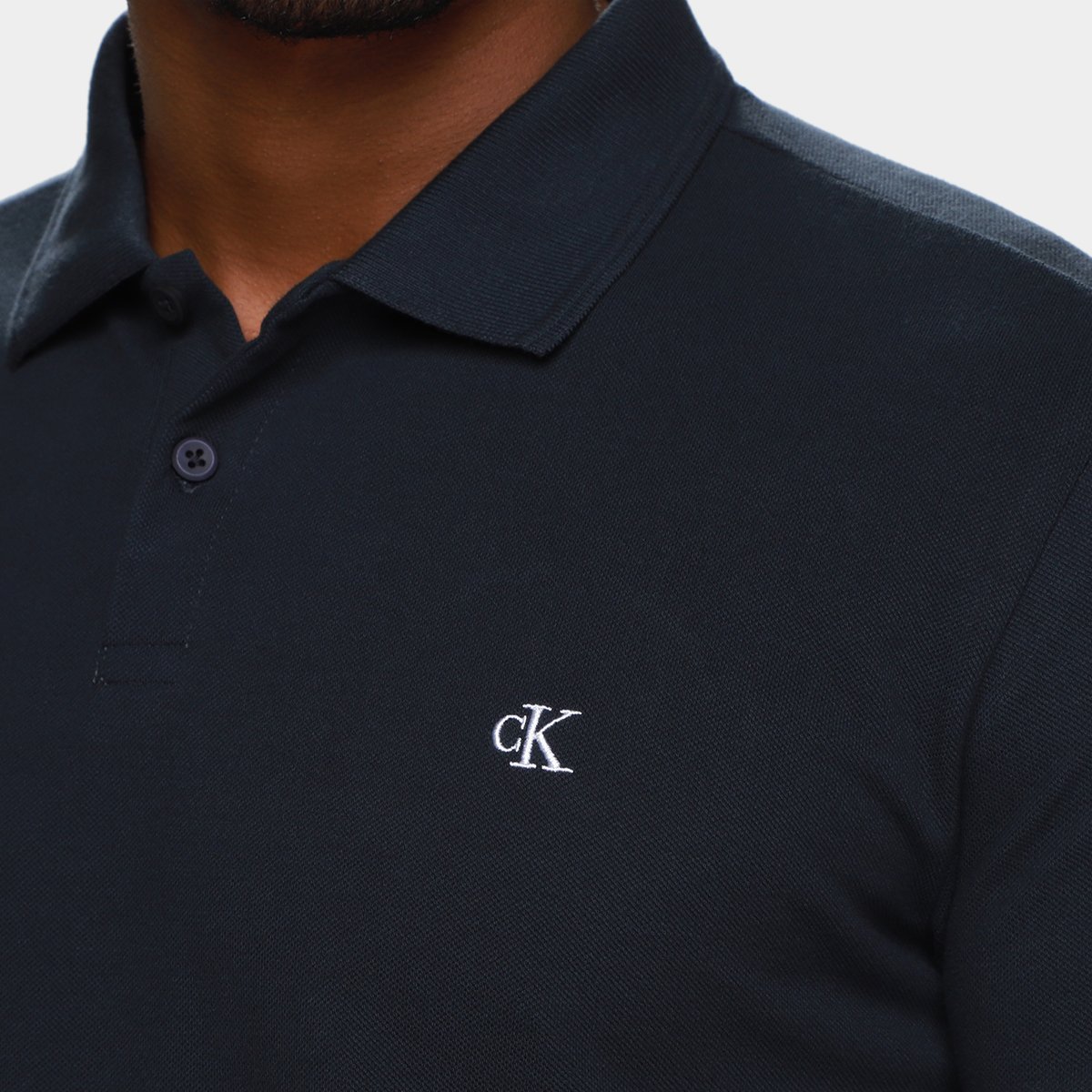 Camisa Polo Calvin Klein Logo Bordado Masculino - Tam: P - 2