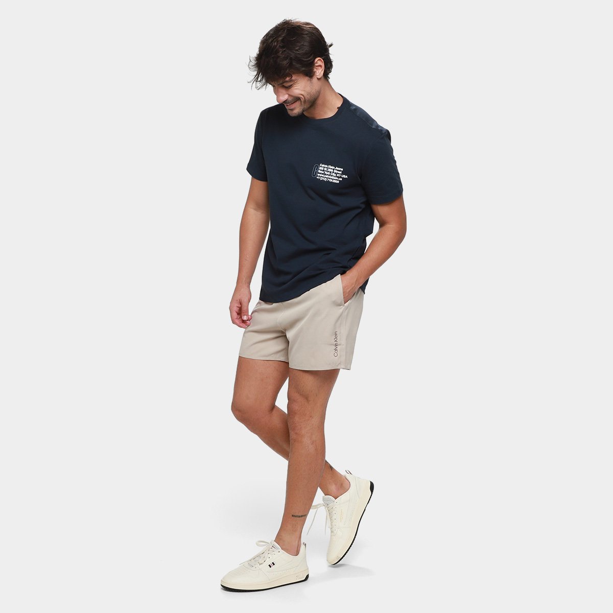 Camiseta Calvin Klein Ny Address Masculina - Tam: P - 3
