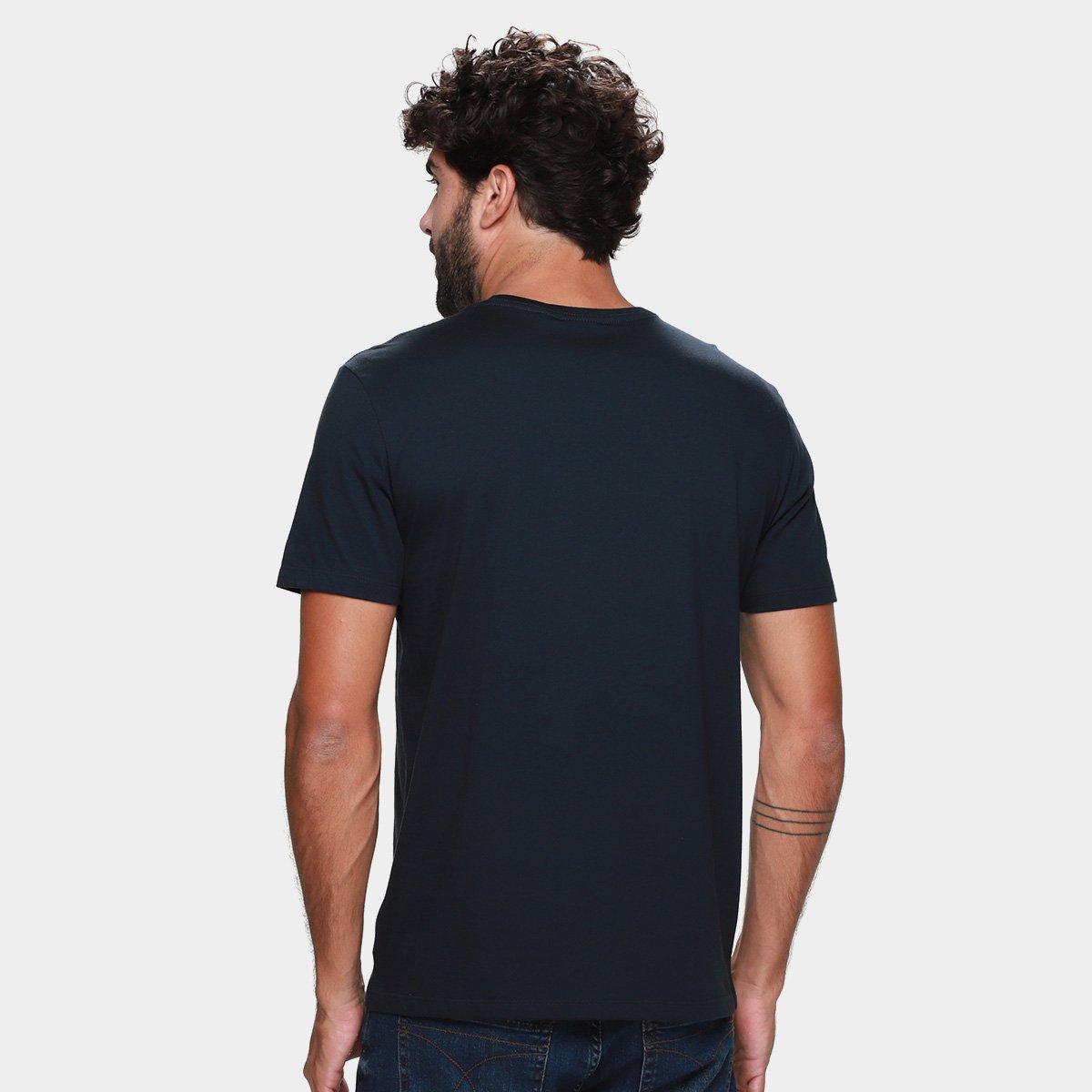 Camiseta Calvin Klein Patch Casual Masculina - Tam: P - 1