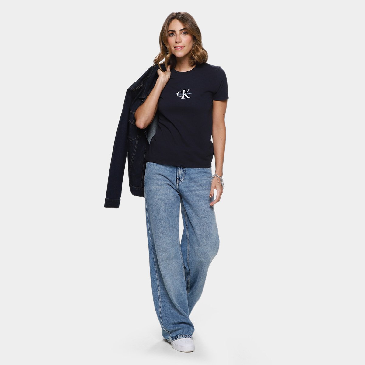 Camiseta Calvin Klein Reissue Feminina - Tam: P - 3