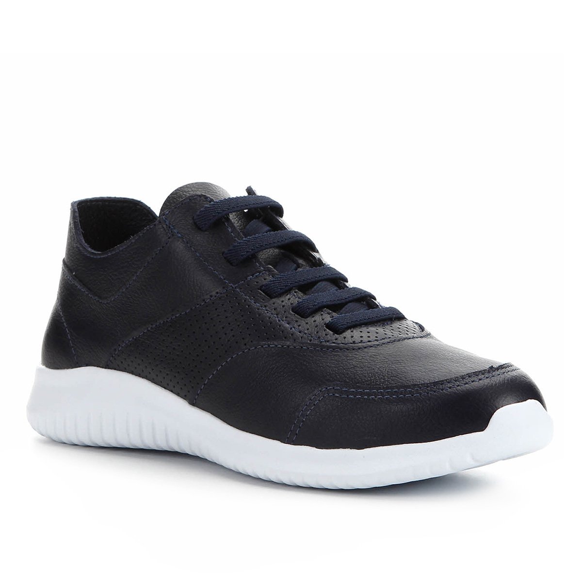 Tênis Couro Shoestock Jogging Confort Feminino