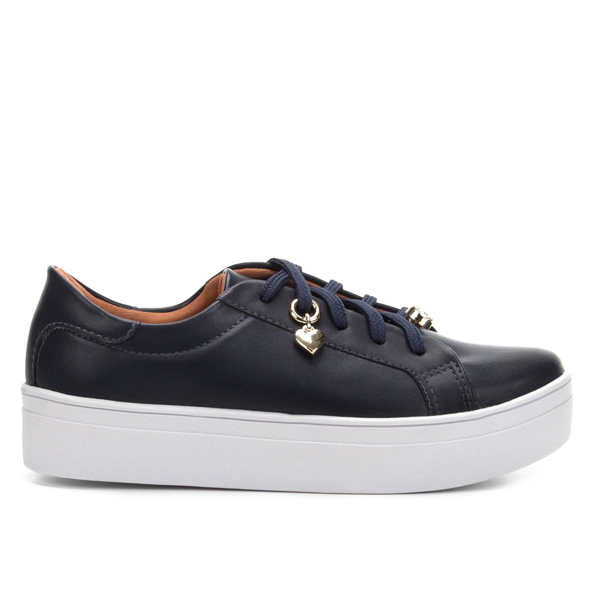 tênis flatform somoda com pingente feminino