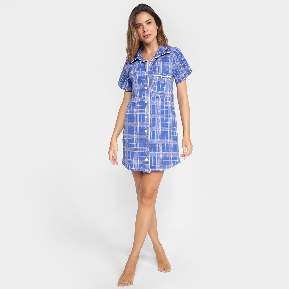 Camisola Xadrez Volare Feminina - Tam: G - 3