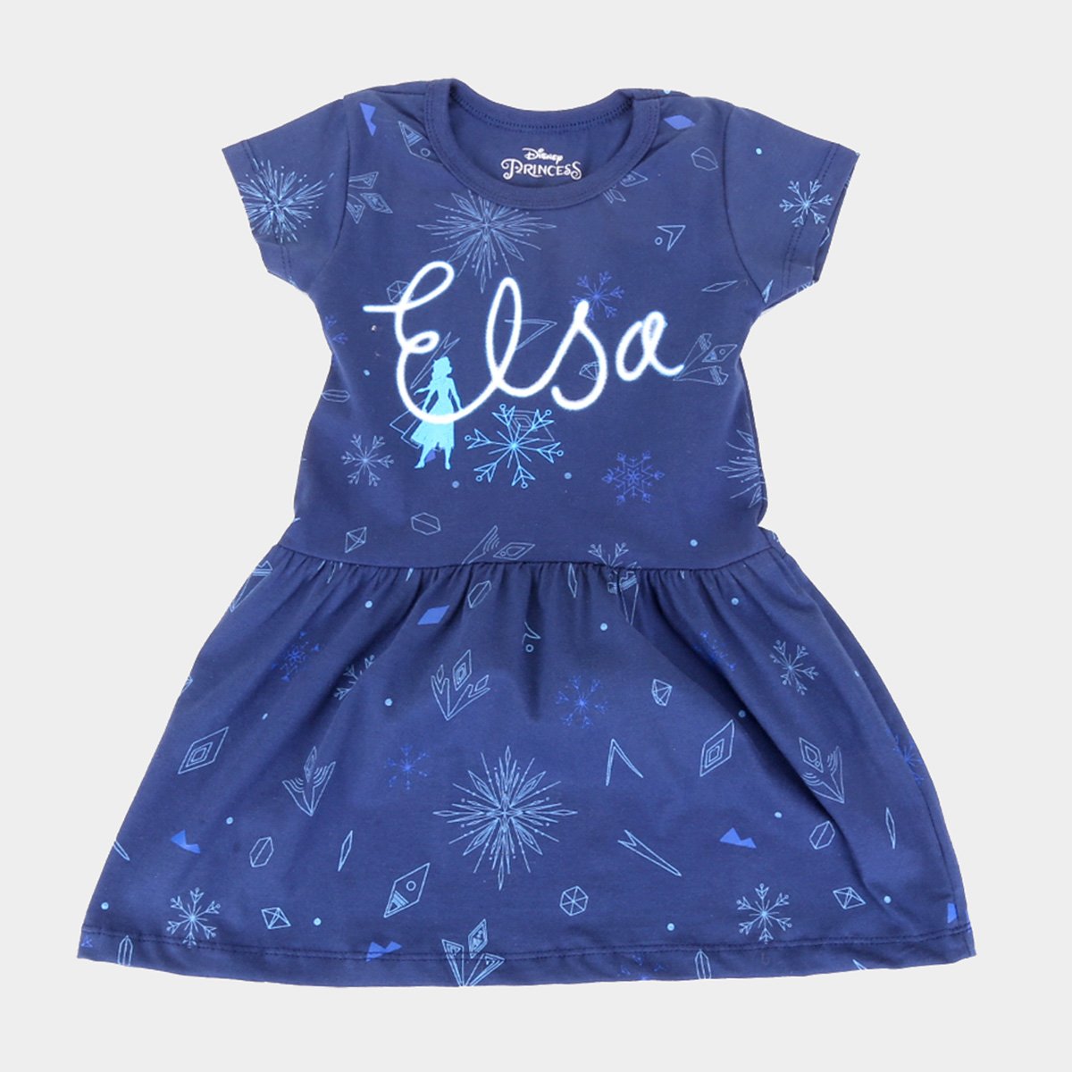 Vestido Infantil Disney Elsa Snow Frozen