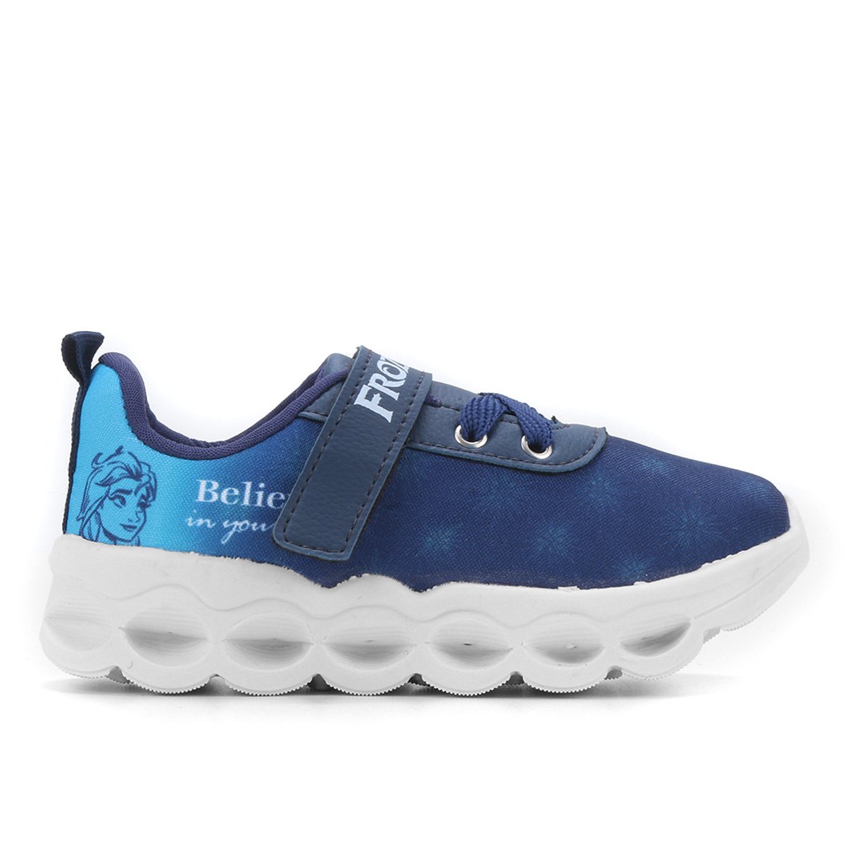 Tênis Infantil Disney Frozen Led Feminino - Tam: 21 - 1