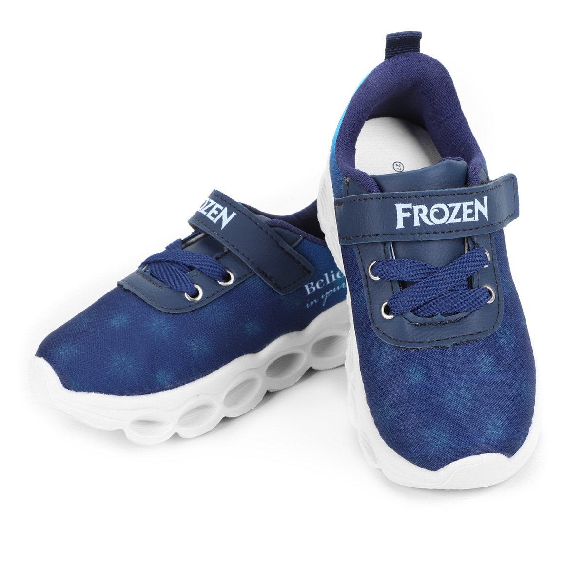 Tênis Infantil Disney Frozen Led Feminino - Tam: 21 - 3