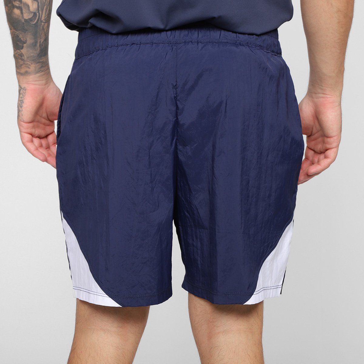 Bermuda Estilo Do Corpo Tactel Masculina - Tam: P - 1