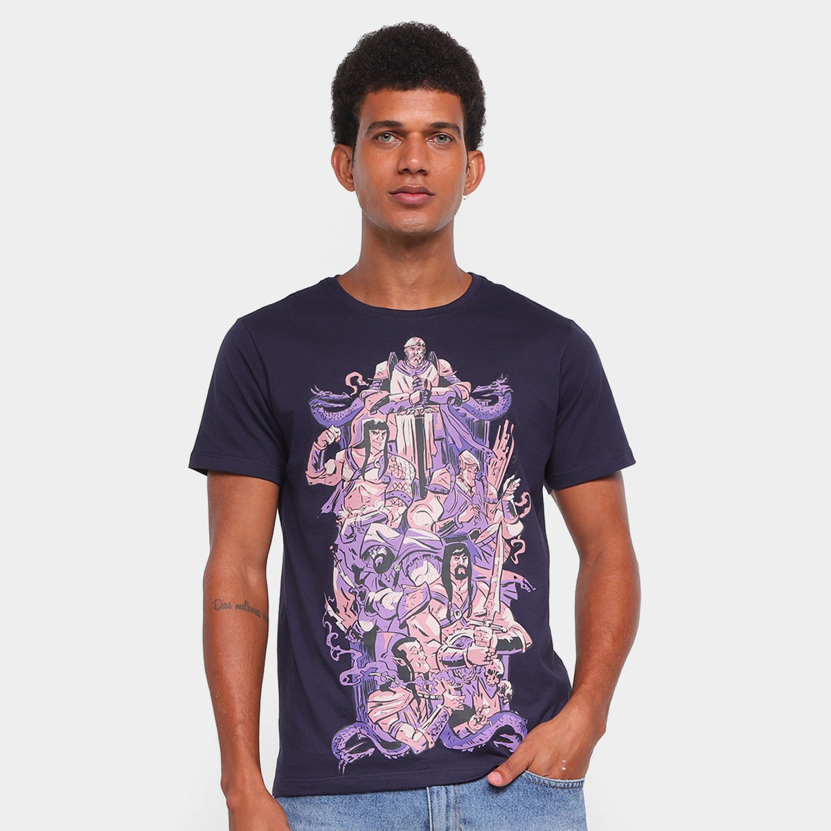 Camiseta Jovem Nerd Ruff Ghanor Unissex + Card Colecionável - Tam: P - 4