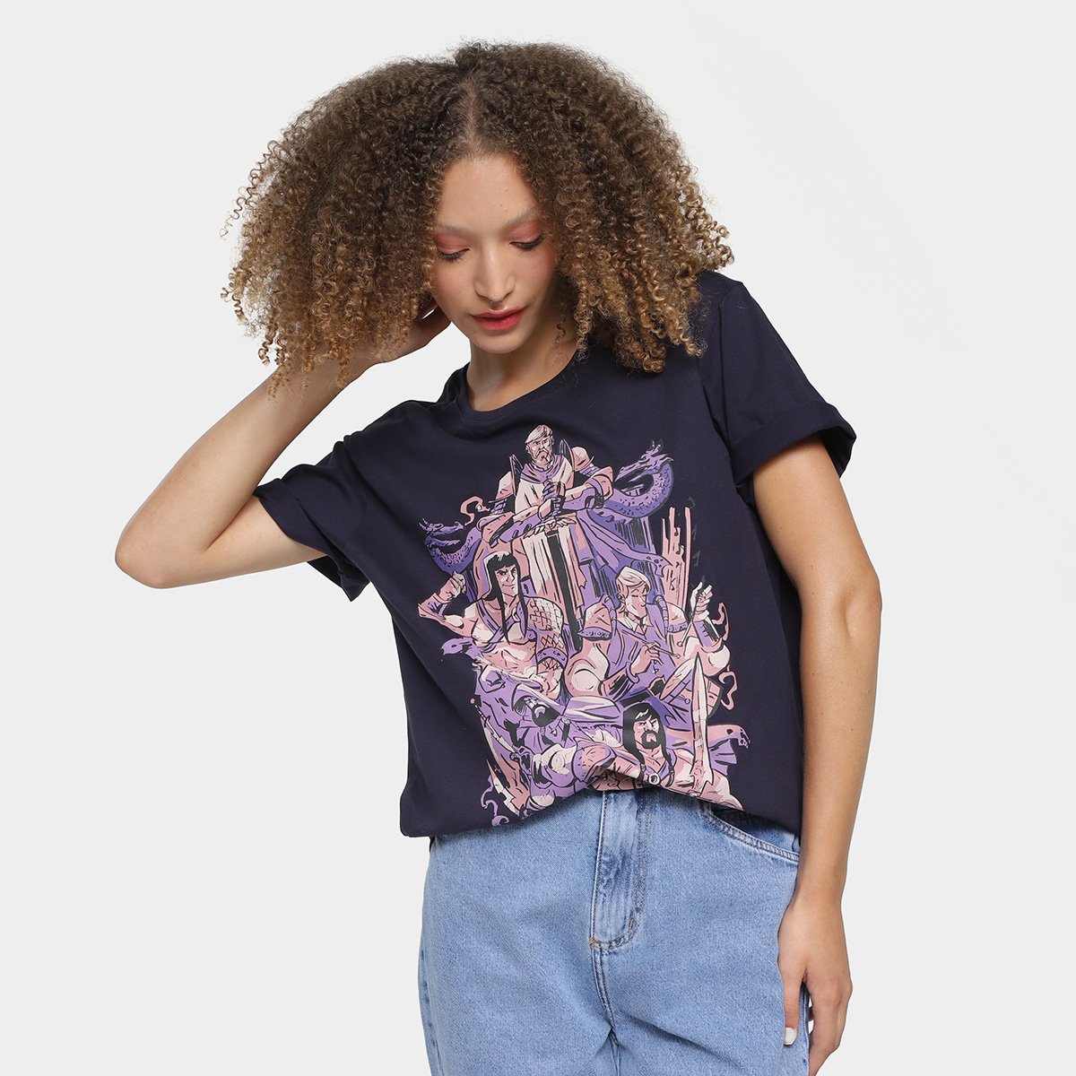 Camiseta Jovem Nerd Ruff Ghanor Unissex + Card Colecionável - Tam: P - 5