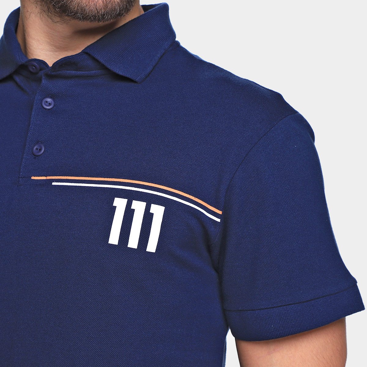 Camisa Polo RB111 Rubens Barrichello Slim Masculina - Tam: P - 2