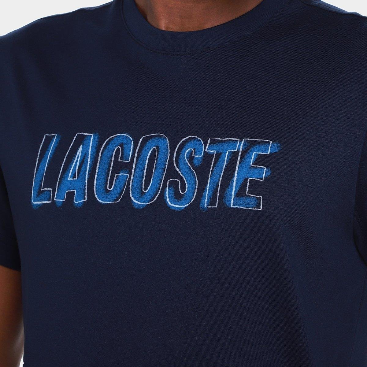 Camiseta Lacoste Básica Masculina - Tam: G - 3