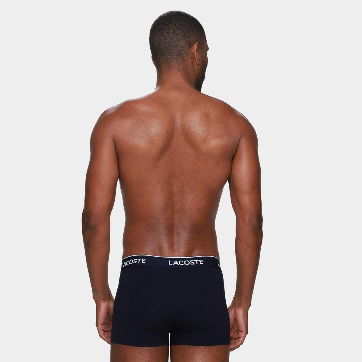 Kit Cueca Boxer Lacoste Masculina - 3 Peças - Tam: P - 2