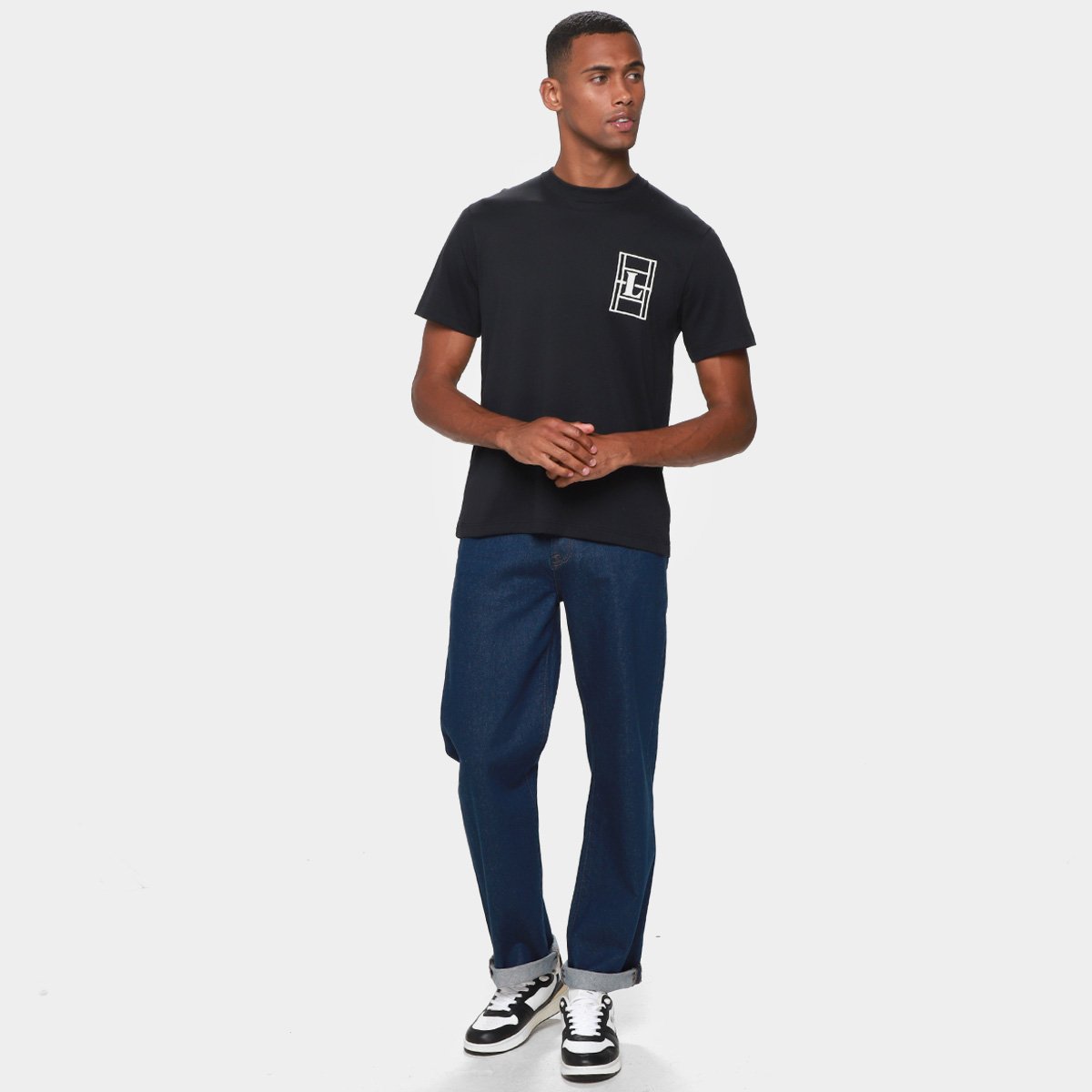 Camiseta Lacoste Casual Masculina - Tam: P - 4