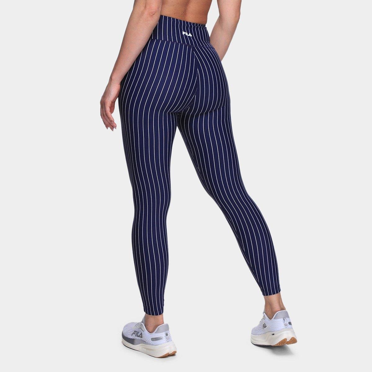 Calça Legging Fila Future Sports Pinstripes Flow Feminina - Tam: P - 1