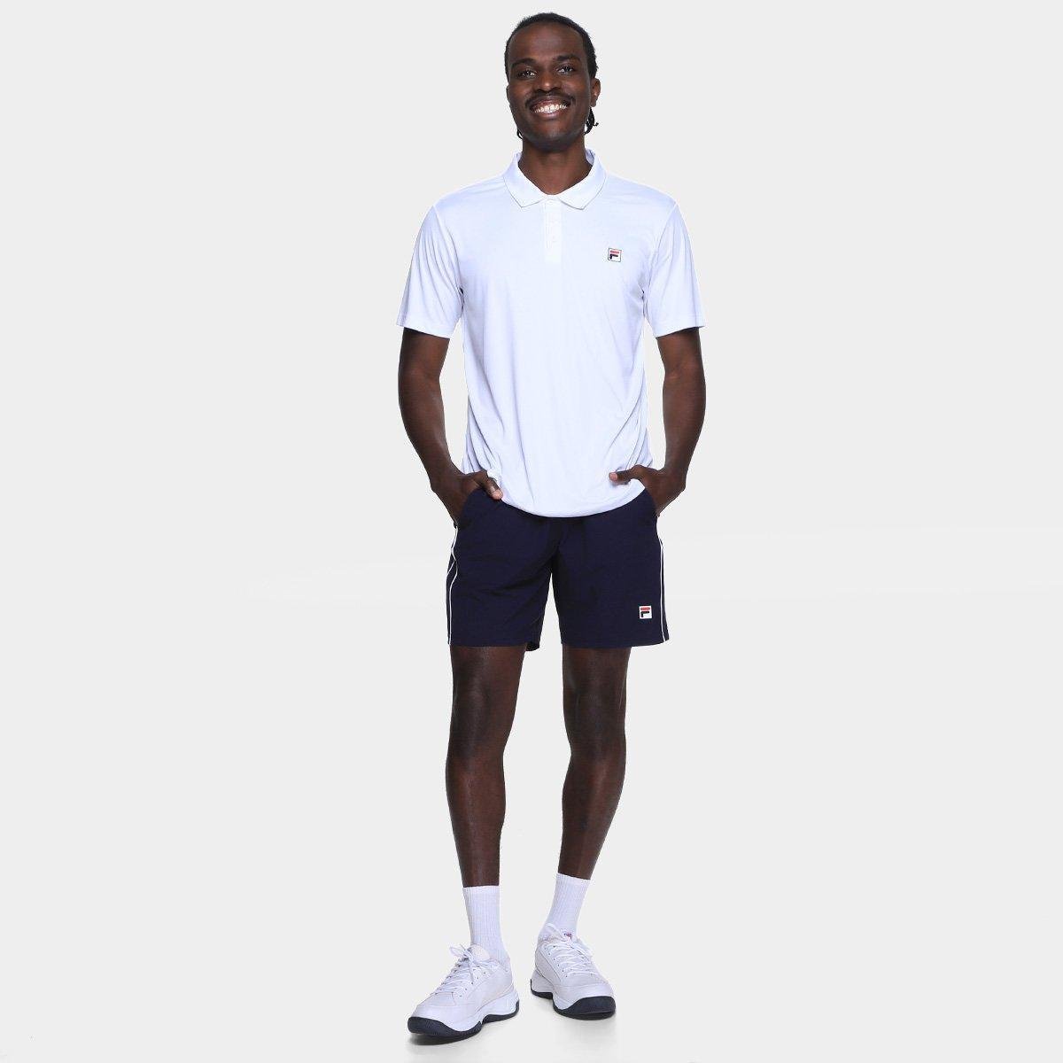 Camisa Polo Fila Player F-Box Masculina - Tam: P - 3