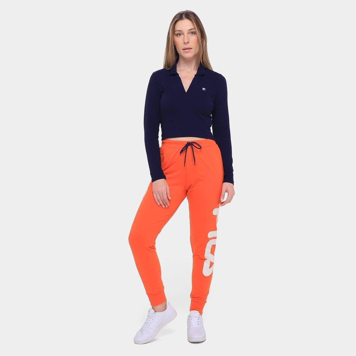 Camisa Polo Manga Longa Fila Fit Letter Touch Feminina - Tam: M - 3