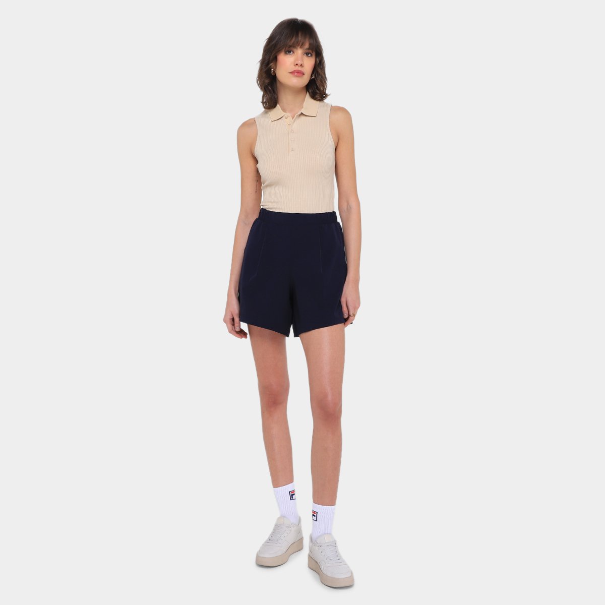 Shorts Fila Tennis Club Feminino - Tam: GG - 3