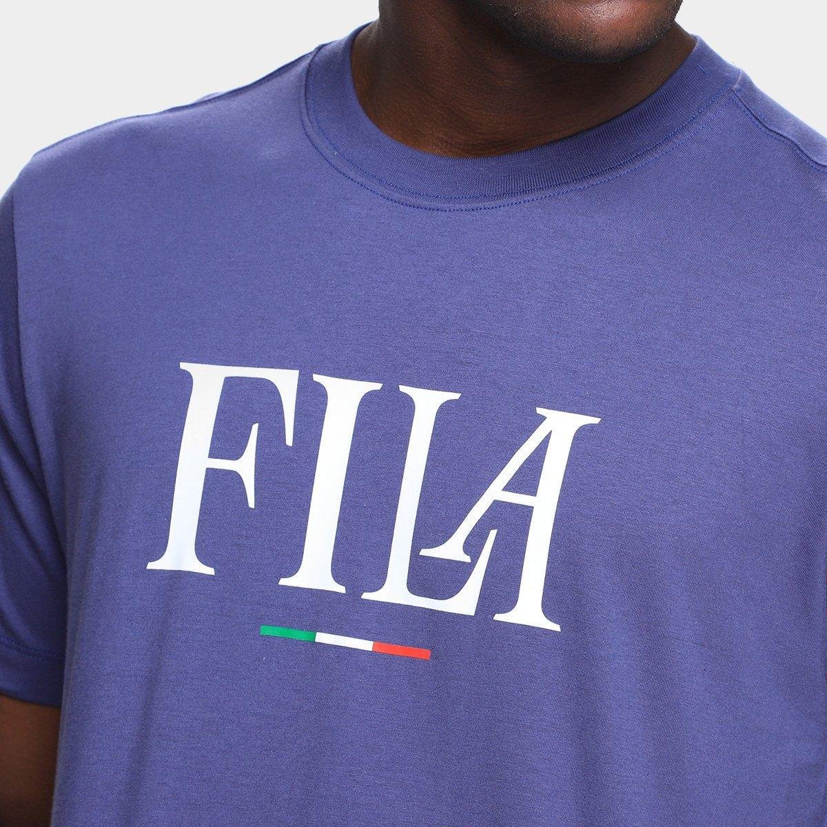 Camiseta Fila Italy Letter Masculina - Tam: P - 2