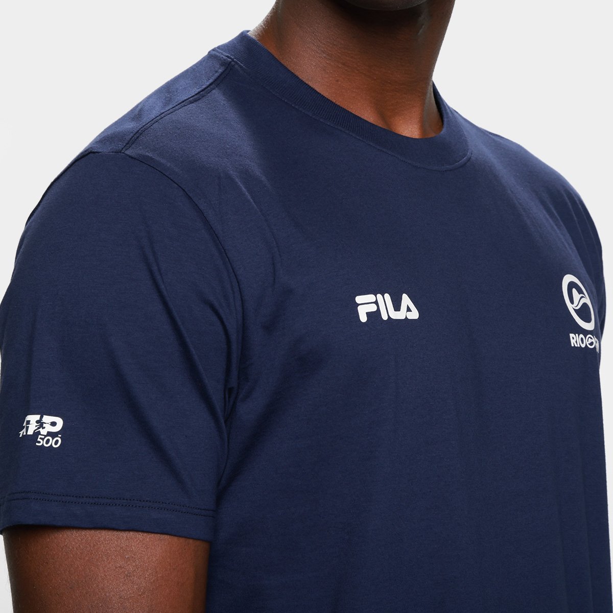 Camiseta Fila Comfort Selo Rio Open 26 Masculina - Tam: P - 2