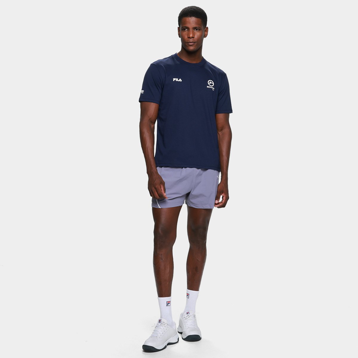 Camiseta Fila Comfort Selo Rio Open 26 Masculina - Tam: P - 3