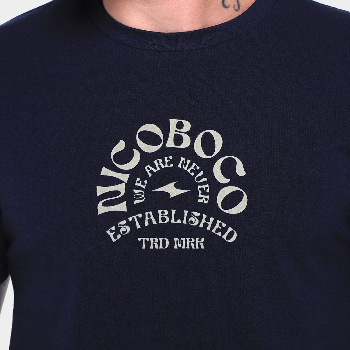 Camiseta Nicoboco Stretch Andros Masculina - Tam: P - 2