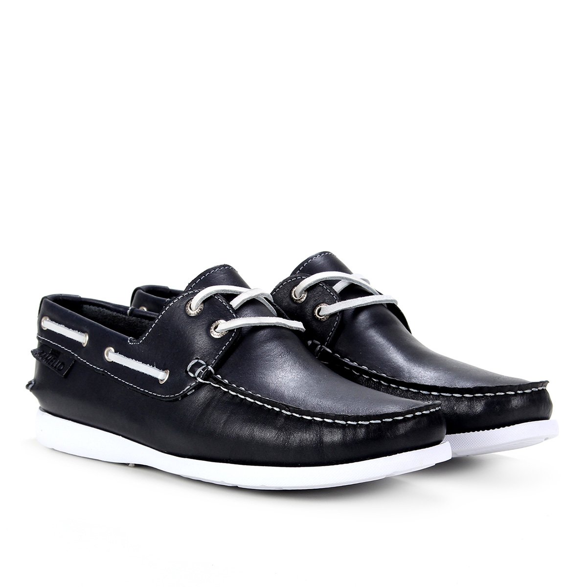Docksider Couro Samello Básico Nobuck Masculino