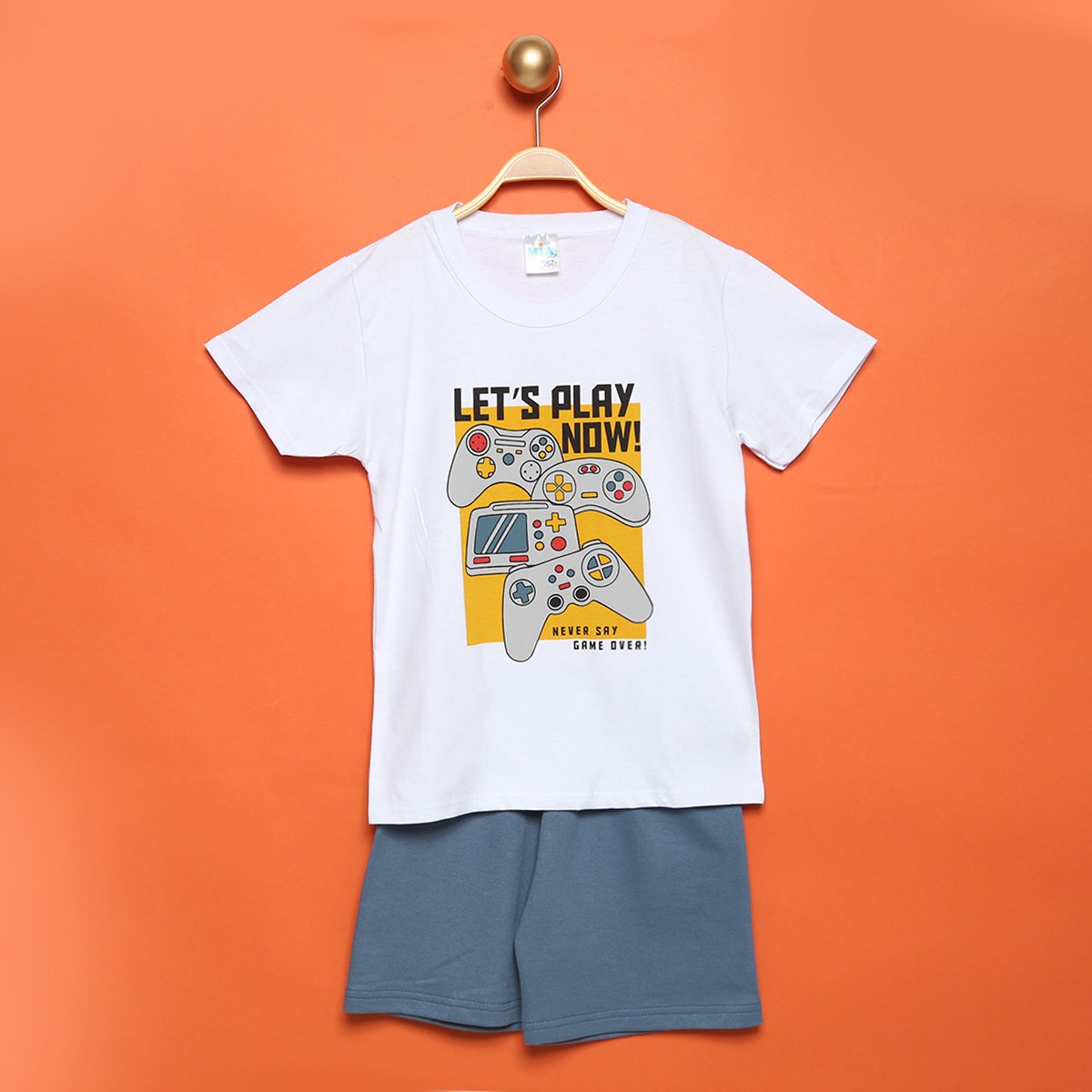 Conjunto Infantil Mia Kids Gamer Masculino