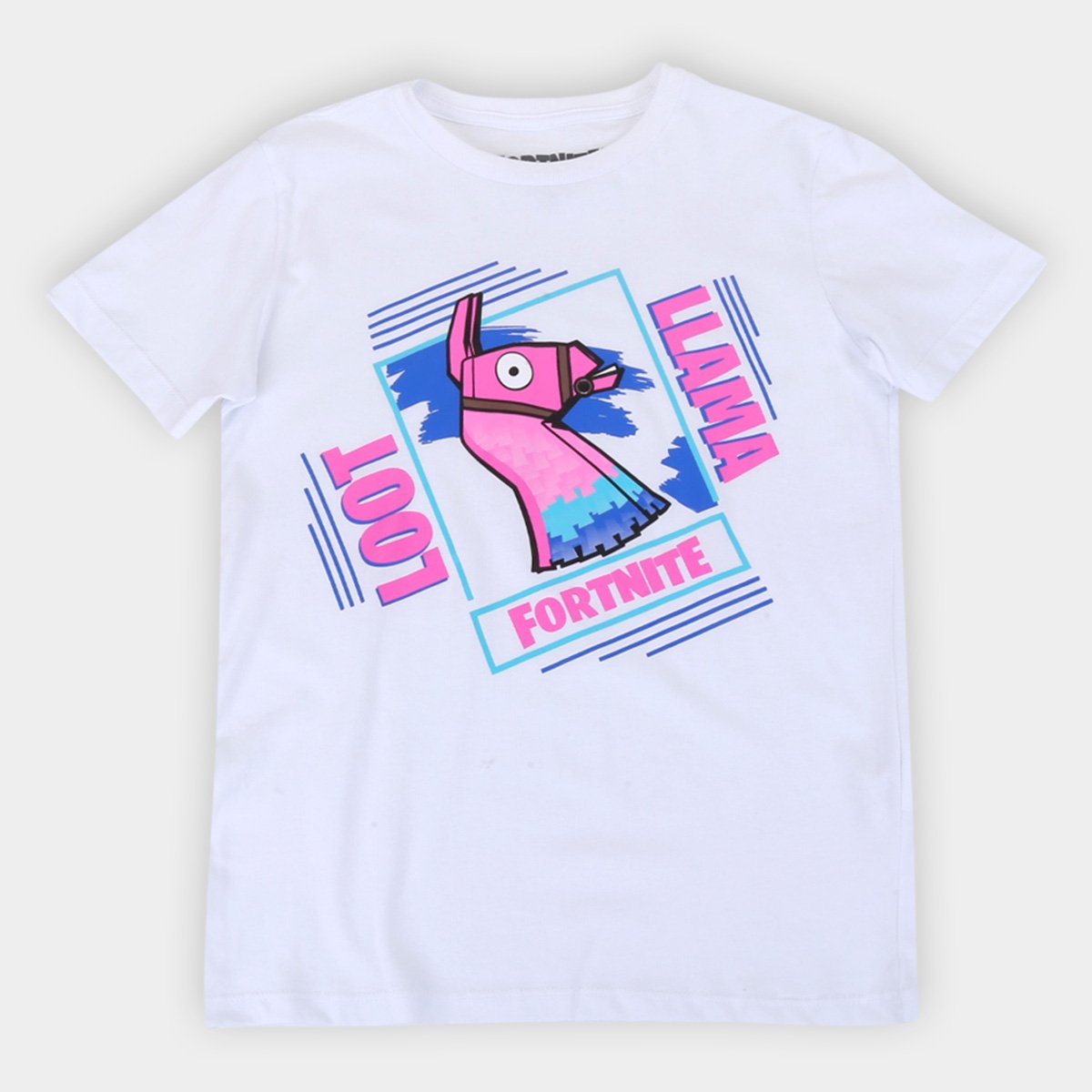 Camiseta Juvenil Fortnite Loot Lhama Masculina