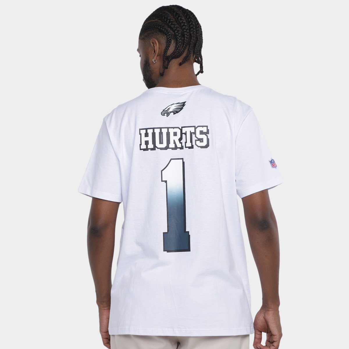 Camiseta NFL Philadelphia Eagles(Phieag) Player Hurts Masculina - Tam: P - 1