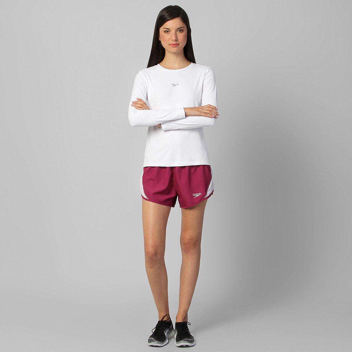 Camiseta Manga Longa Speedo UV50 Feminina - Tam: M - 2