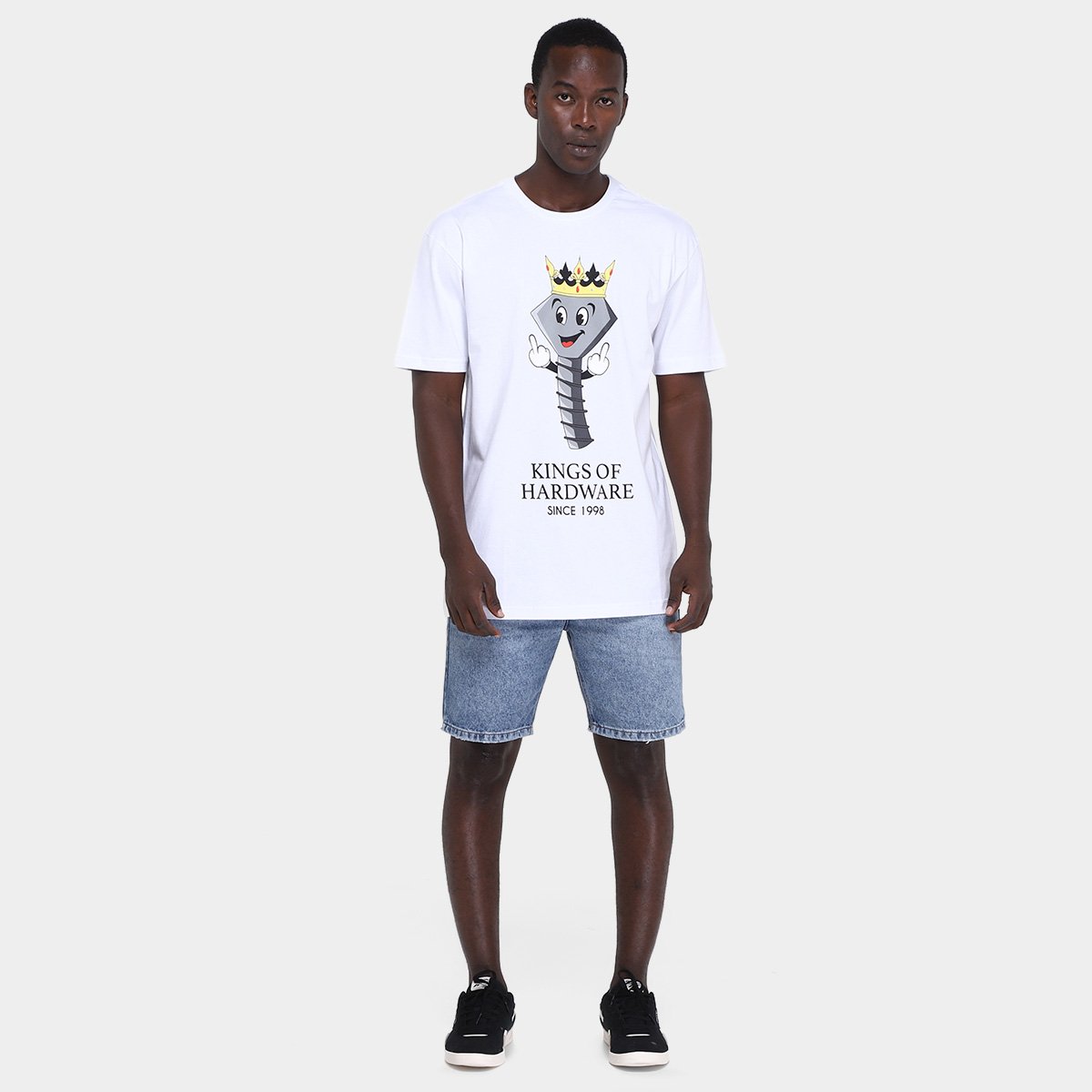 Camiseta Diamond King Of Hardware Masculina - Tam: P - 4