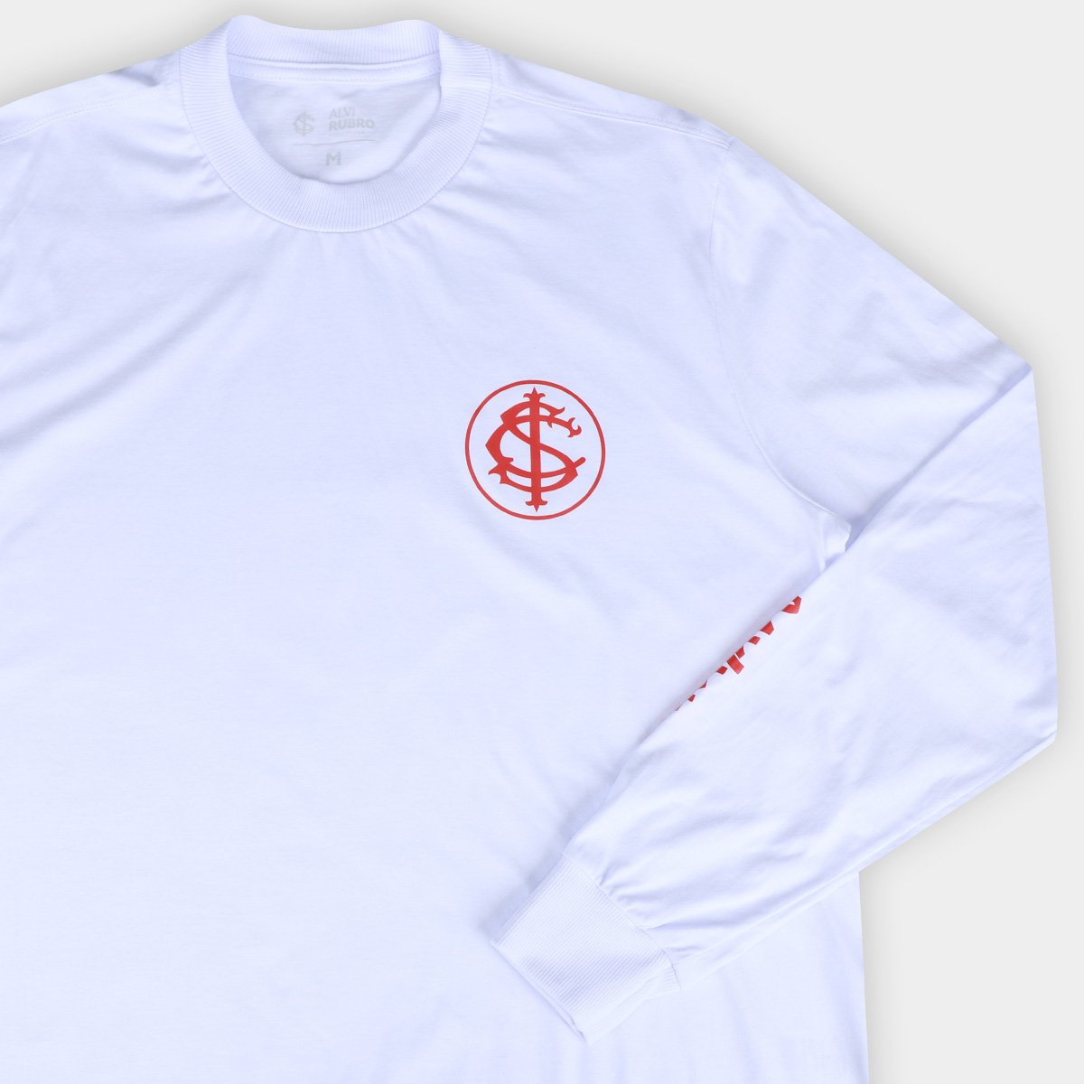 Camiseta Internacional Manga Longa Masculina - Tam: P - 5