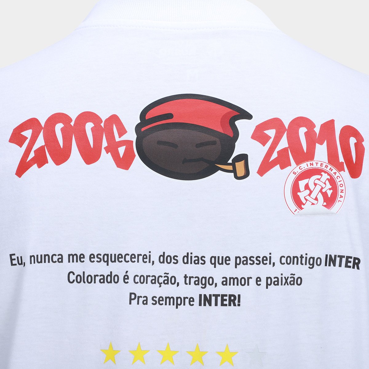 Camiseta Internacional 2006 - 2010 Masculina - Tam: P - 3