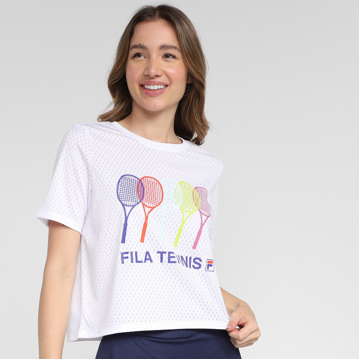 Camiseta Fila Mesh Colors Feminina