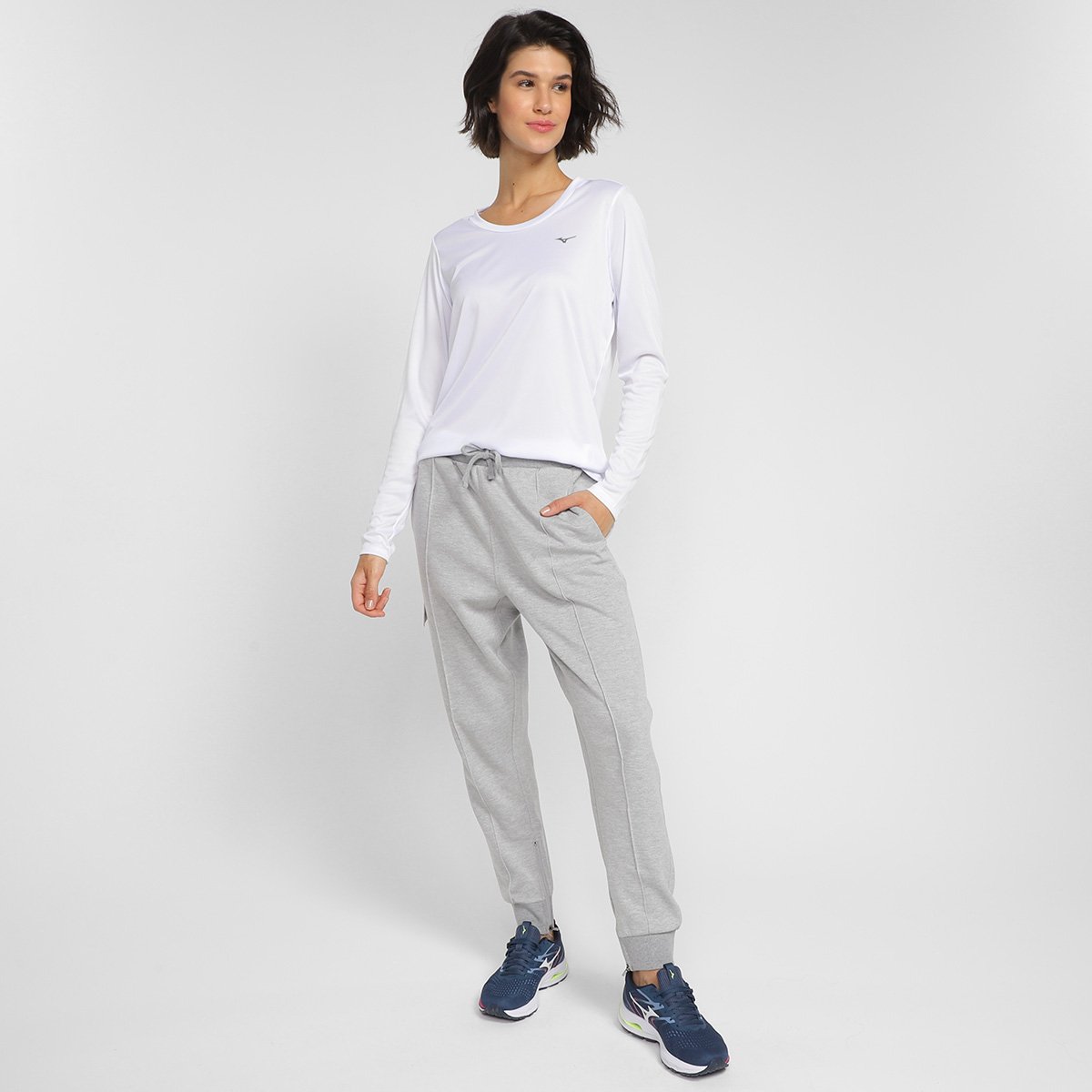 Camiseta Mizuno Energy Manga Longa Feminina - Tam: M - 3