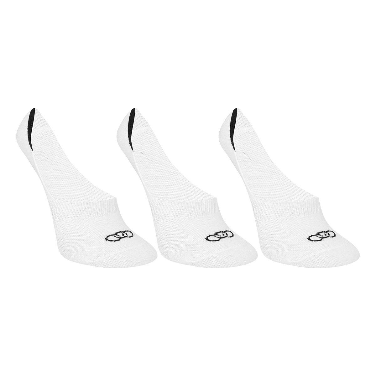 Kit Meia Olympikus Cano Invisível Ultra c/ 3 Pares Feminina