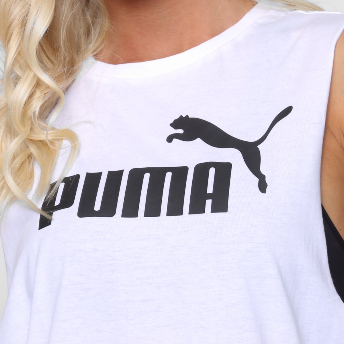 Regata Puma Cut Off Logo Feminina - Tam: EEGG - 2