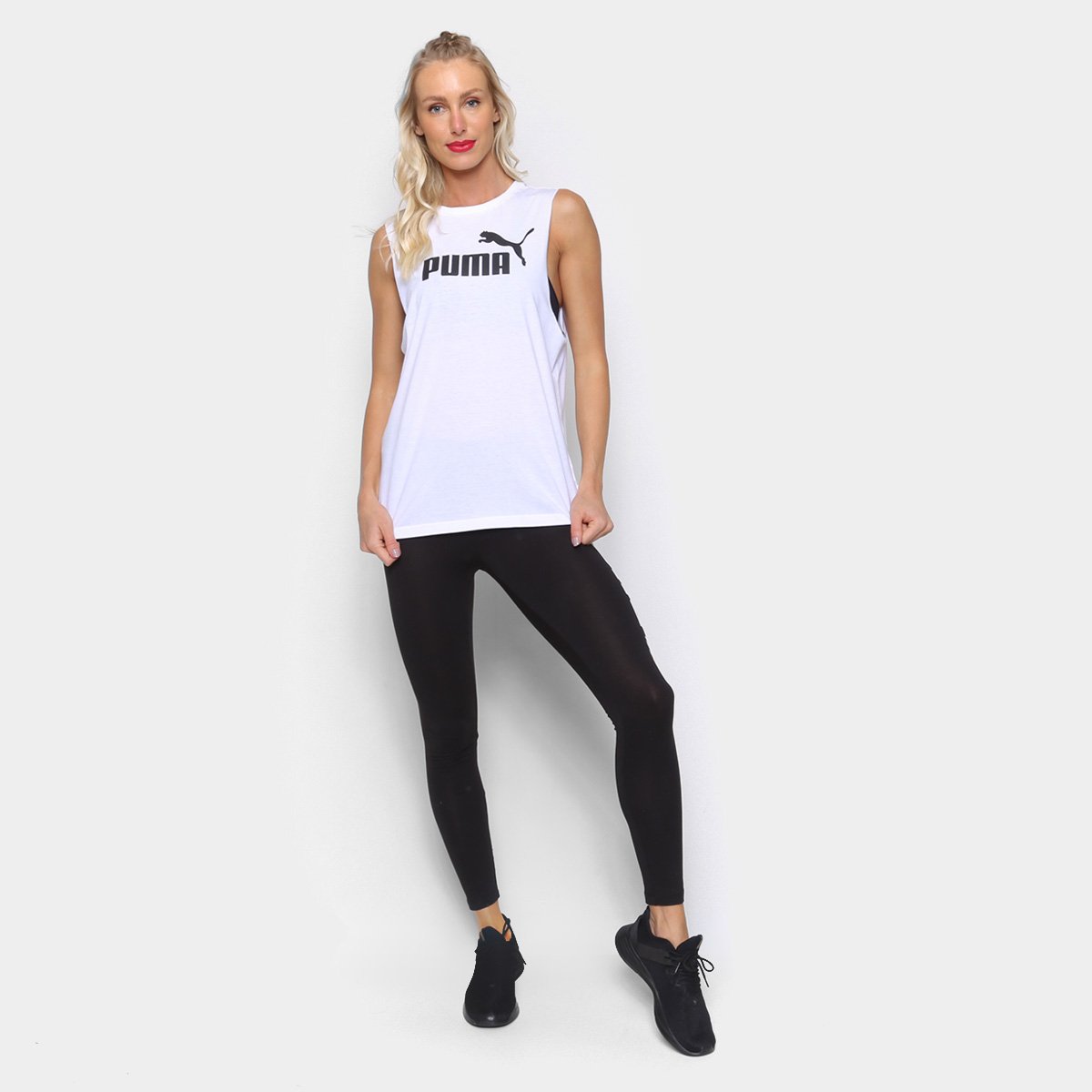 Regata Puma Cut Off Logo Feminina - Tam: EEGG - 3