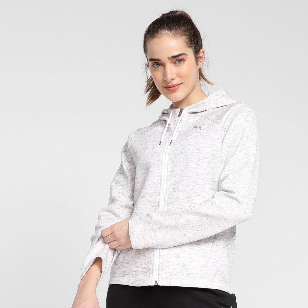 Moletom Puma Evostripe Full-Zip Feminino