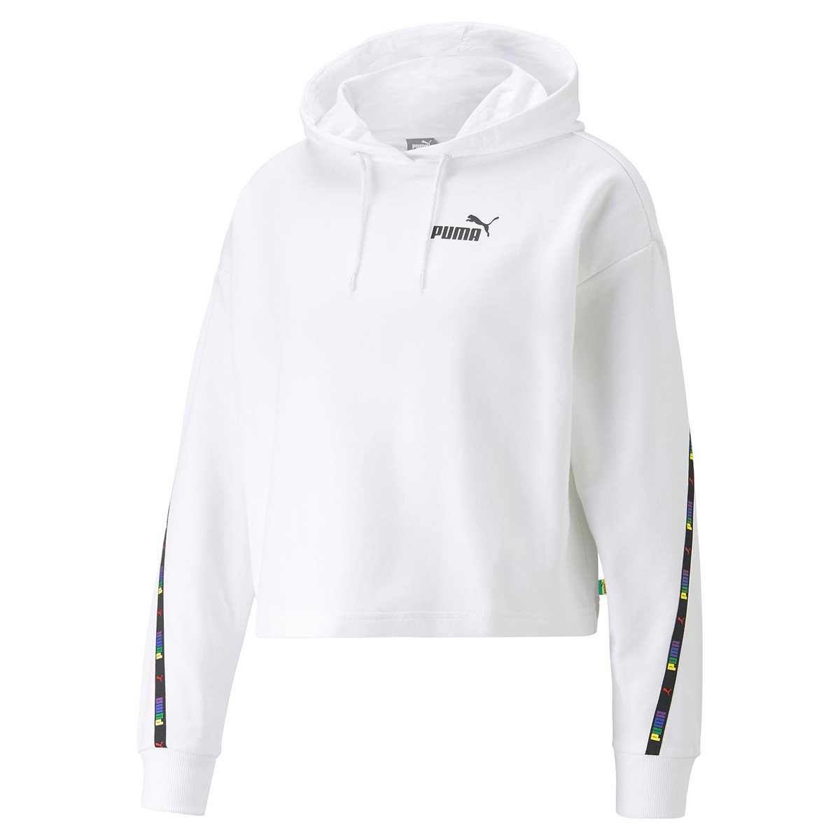 Blusa Moletom Puma Power Love Is Love Tape Com Capuz Feminina - Tam: EP - 5