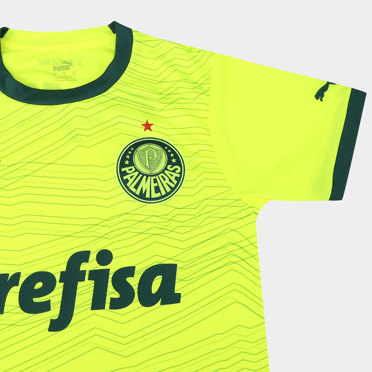Camisa Palmeiras III 23/24 s/nº Torcedor Puma Masculina - Tam: XXEEGG - 3