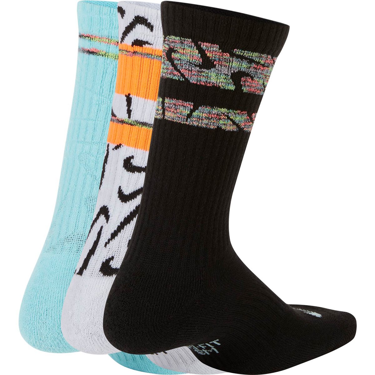 Kit Meia Infantil Nike Cano Alto C/ 3 Pares Unissex