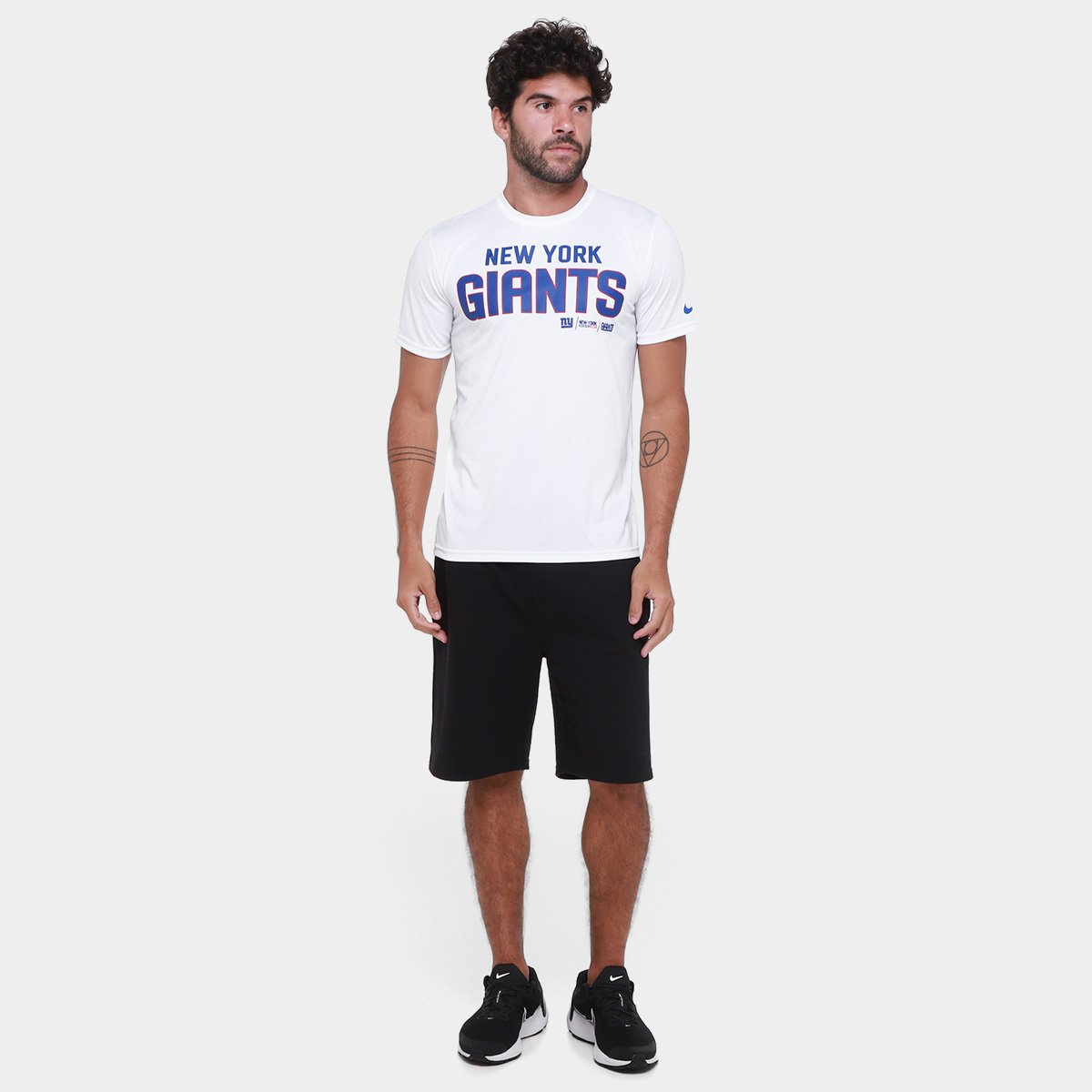 Camiseta NFL New York Giants Nike Legend Community Masculina - Tam: P - 3