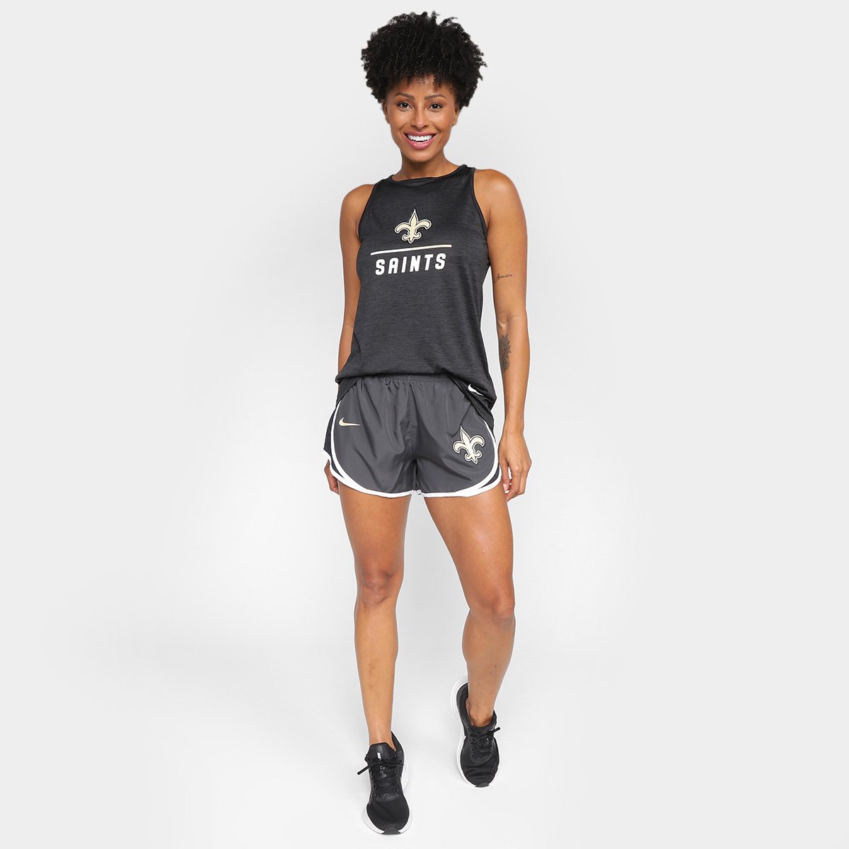 Bermuda NFL New Orleans Saints Nike Feminina - Tam: P - 3
