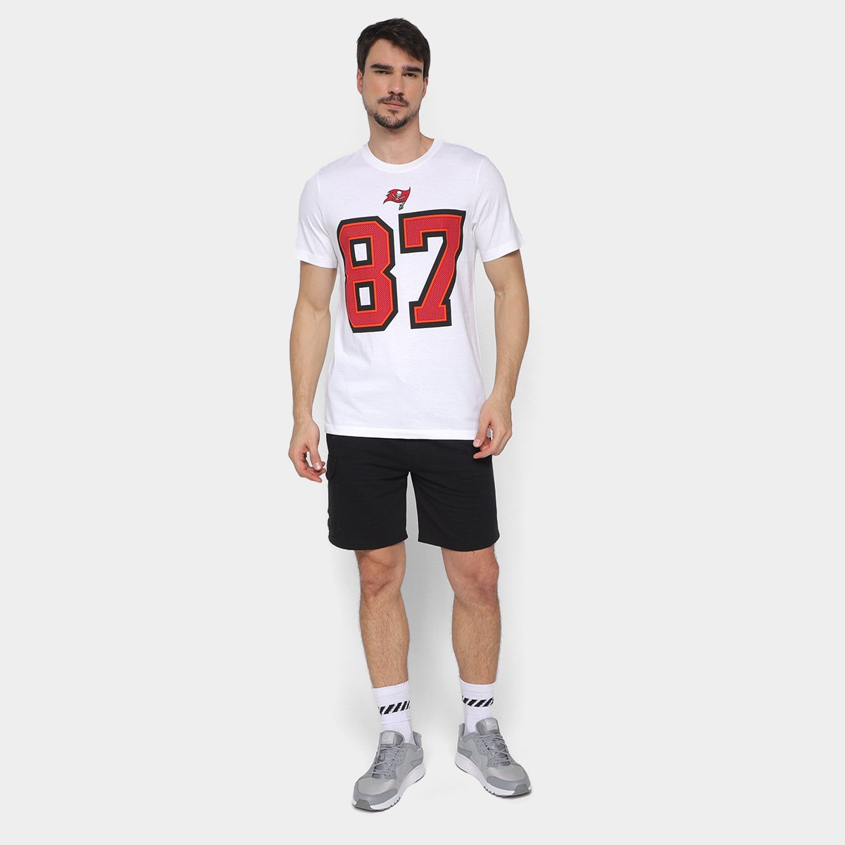 Camisa NFL Tampa Bay Buccaneers Rob Gronkowski n° 87 Nike Masculina - Tam: M - 3