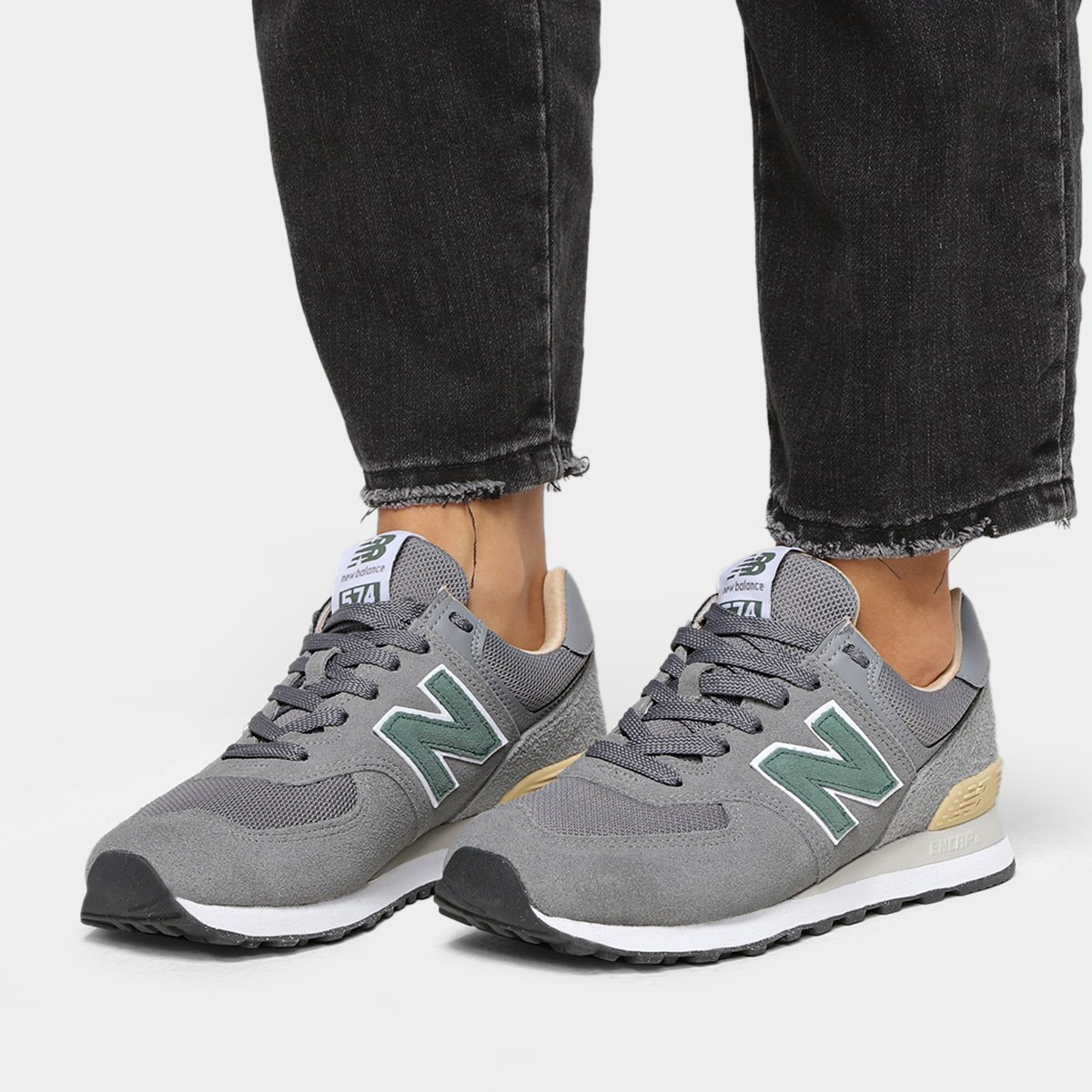 Tênis Couro New Balance 574 V'2 Feminino - Tam: 40 - 1