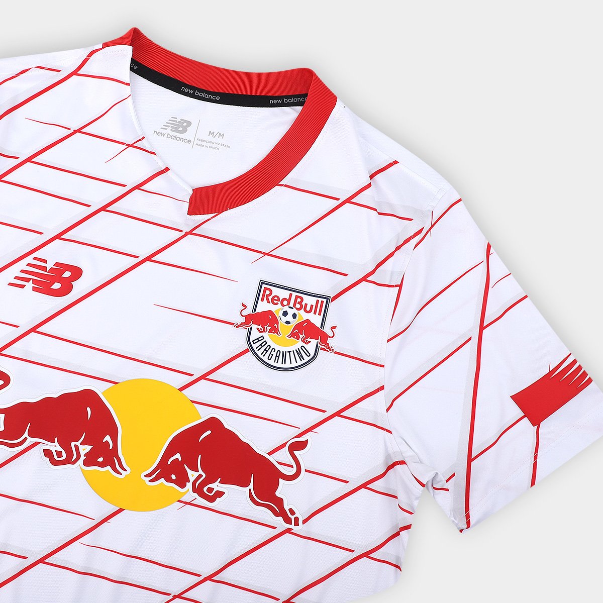Camisa Red Bull Bragantino I 23/24 s/n° Torcedor New Balance Masculina - Tam: EGG - 3